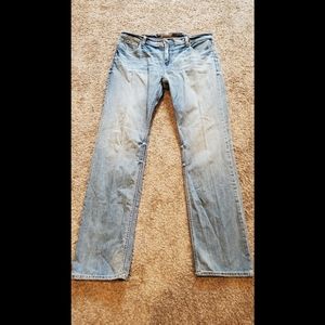 Men's BKE Denim Jeans 40XXL Tyler Straight X-Long 38" Inseam Light Wash
